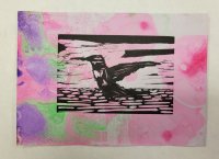 Migrating Hummingbird Sunset