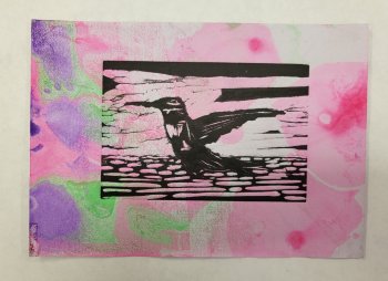 Migrating Hummingbird Sunset