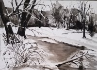 Icy Winter Stream No. 2