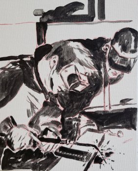 Two Men Welding (Heat and Metal)