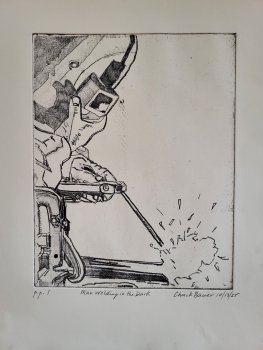 Man Welding in the Dark  p.p. no. 1