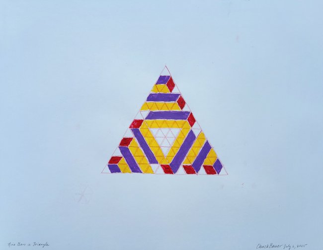 Nine Bars in Triangle