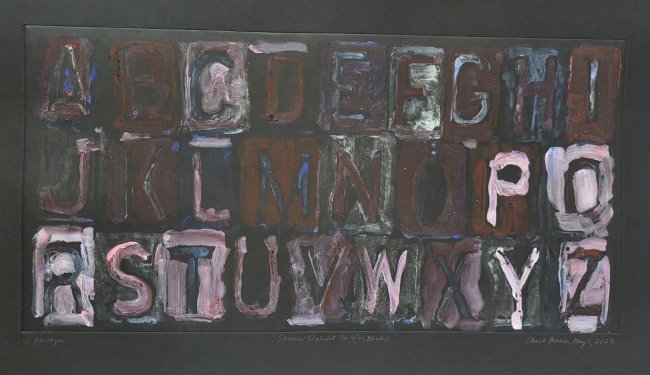 Stretched Alphabet No. 3
