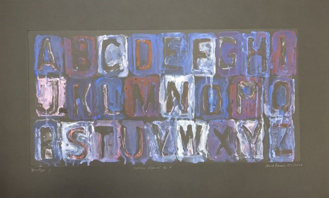 Stretched Alphabet No. 4