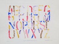  Compressed Alphabet Monoprint No. 4