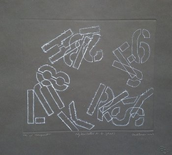 Only Some Letters on Black No. 2 (ghost)