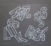 Only Some Letters on Black No. 1