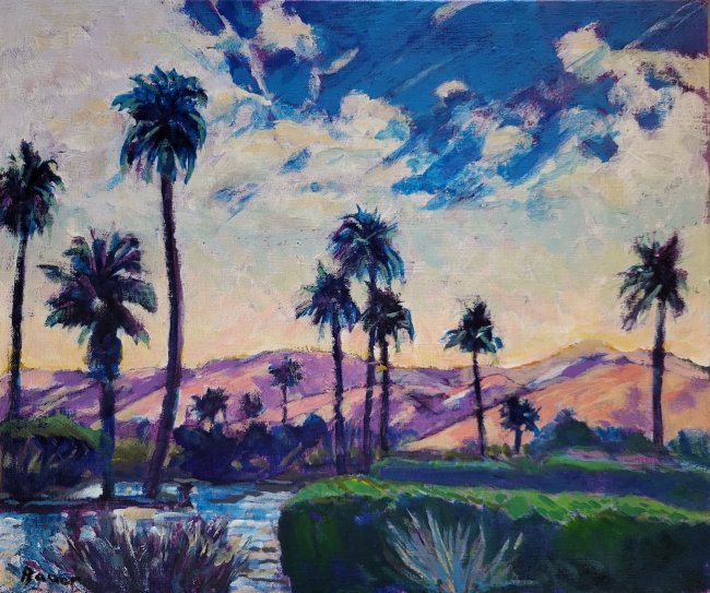 Morning in Palm Springs, California