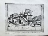 Draper Bros. Block (1867) N Hamilton and E Mifflin St., 1947, Madison, WI.