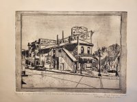 Draper Bros. Block (1867) N Hamilton and E Mifflin St., 1947, Madison, WI.