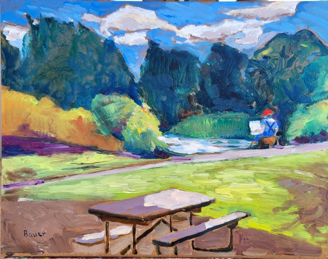 Warner Park No. 5 (Sarah Painting)