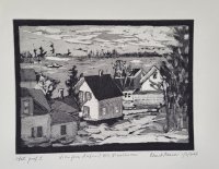 View from Ambrust Hill, Vinalhaven, State proof I