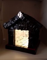 House with a Silver Lining - illumined within