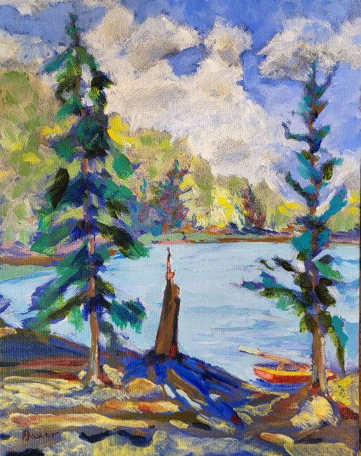 Afternoon at Smoky Lake