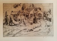 Cottage Garden After Beatrice Baxter Ruyl (1879-1961) 