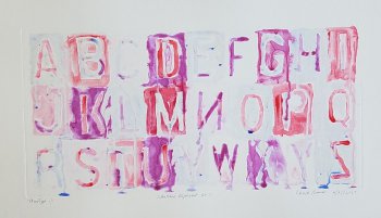 Stretched Alphabet No. 1