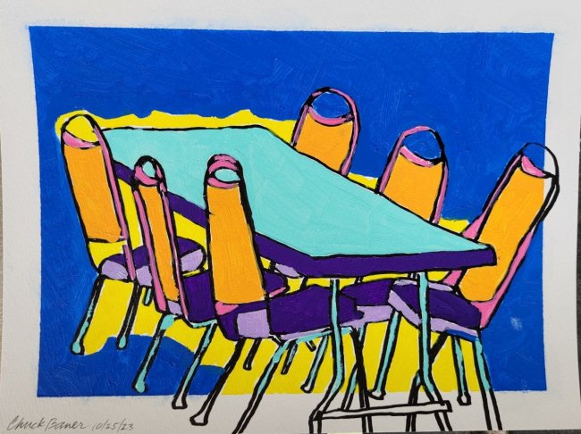 Table and Chairs at the Jefferson