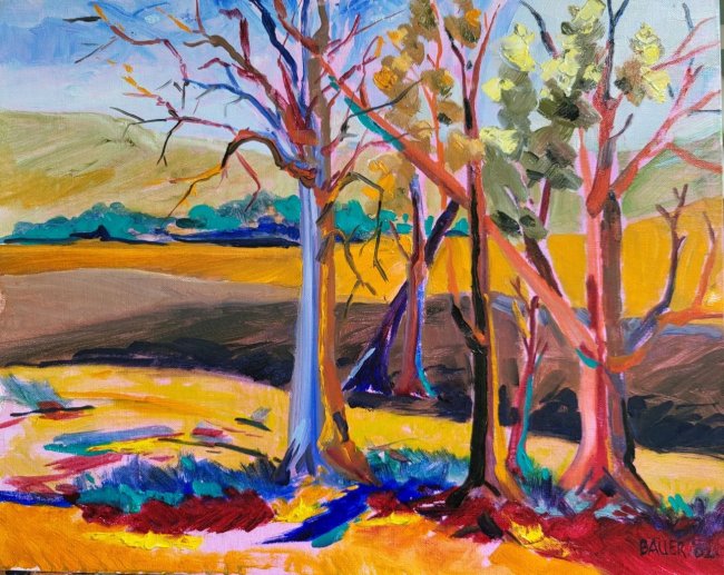 Verona Wisconsin Landscape at Ninety Degrees F.