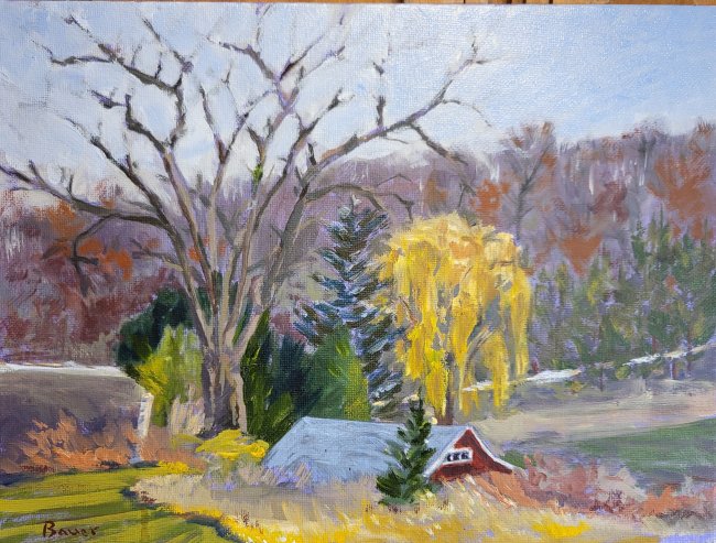 View of Henhouse from Hillside